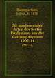 Die ausdauernden Arten der Sectio Eualyssum, aus der Gattung Alyssum. 1907-11., Baumgartner, Julius, b. 1870 