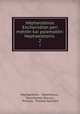 Hephaistonos Encheiridion peri metron kai poiematon: Hephaestionis ., Hephaestion , Terentianus , Terentianus Maurus , Proclus, Thomas Gaisford 