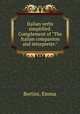 Italian verbs simplified. Complement of "The Italian companion and interpreter.", Bertini, Emma 