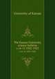 The Kansas University science bulletin. v.14-15 1922-1925, University of Kansas 