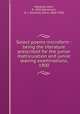 Select poems microform : being the literature prescribed for the junior matriculation and junior leaving examinations, 1900, Marshall, John, fl. 1895,Stevenson, O. J. (Orlando John), 1869-1950 