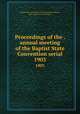 Proceedings of the . annual meeting of the Baptist State Convention serial. 1903, Baptist State Convention of North Carolina,Pasteur, John I,Open Content Alliance 