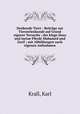 Denkende Tiere : Beitrage zur Tierseelenkunde auf Grund eigener Versuche ; der kluge Haus und meine Pferde Muhamed und Zarif ; mit Abbildungen nach eigenen Aufnahmen, Krall, Karl 