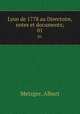 Lyon de 1778 au Directoire, notes et documents;. 01, Metzger, Albert 