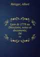 Lyon de 1778 au Directoire, notes et documents;. 04, Metzger, Albert 