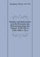Studien und Materialien zum Rechtswesen des Pharaonenreiches der Dynast. XVIII-XXI (c. 1500-1000 v. Chr.), Spiegelberg, Wilhelm, 1870-1930 