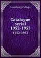 Catalogue serial. 1952-1953, Louisburg College 