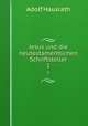 Jesus und die neutestamentlichen Schriftsteller. 1, Adolf Hausrath 