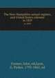 The New-Hampshire annual register, and United States calendar. yr.1829, Farmer, John, ed,Lyon, G. Parker, 1793-1865, ed 
