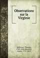 Observations sur la Virginie, Thomas Jefferson 