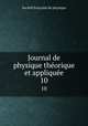 Journal de physique thorique et applique. 10, 