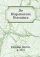 De Hispanorum literatura, Martin Panzano 