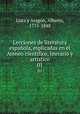 Lecciones de literatura espaola, esplicadas en el Ateneo cientifico, literario y artistico. 01, Lista y Aragon 