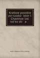 Kratkoe posobie po russko istori: Chastnoe izd. tol`ko dli a ., 