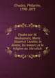 Etudes sur W. Shakspeare, Marie Stuart et l