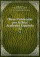 Obras. Publicadas por la Real Academia Espaola. 12, Lope de Vega 