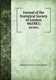 Journal of the Statistical Society of London. 44(1881), Statistical Society (Great Britain) 