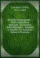 Novella Campagnole; - Della letteratura rusticale - La vecchia della Mezzegra - Rachele - L