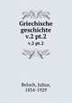 Griechische geschichte. v.2 pt.2, Karl J. Beloch 