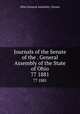 Journals of the Senate of the . General Assembly of the State of Ohio. 77 1881, Ohio General Assembly. Senate 