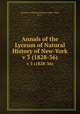 Annals of the Lyceum of Natural History of New-York. v 3 (1828-36), Lyceum of Natural History (New York, N.Y.) 