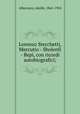 Lorenzo Stecchetti, Mercutio - Sbolenfi - Bepi, con ricordi autobiografici;, Albertazzi, Adolfo, 1865-1924 