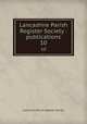 Lancashire Parish Register Society : publications. 10, Lancashire Parish Register Society 