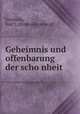 Geheimnis und offenbarung der scho?nheit, Swoboda, Karl L. [from old catalog] 