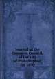 Journal of the Common Council, of the city of Philadelphia, for 1890, Philadelphia (Pa.). Councils. Common Council 