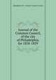 Journal of the Common Council, of the city of Philadelphia, for 1858-1859, Philadelphia (Pa.). Councils. Common Council 
