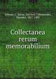Collectanea rerum memorabilium, Solinus, C. Julius, 3rd cent.?,Mommsen, Theodor, 1817-1903 