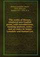 The works of Horace, rendered into English prose, with introductions, running analysis, notes, and an index by James Lonsdale and Samuel Lee, Horace,Lonsdale, James, 1816-1892,Lee, Samuel 1837-1892, jt. tr 