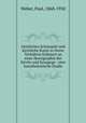Geistliches Schauspiel und kirchliche Kunst in ihrem Verhaltnis Erlautert an einer Ikonographie der Kirche und Synagoge : eine kunsthistorische Studie, Weber, Paul, 1868-1930 