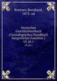 Deutsches Geschlechterbuch (Genealogisches Handbuch brgerlicher Familien.). 10, pt.1, Koerner, Bernhard, 1875- ed 