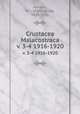 Crustacea Malacostraca. v. 3-4 1916-1920, Hansen, H. J. (Hans Jacob), 1855-1936 