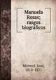 Manuela Rosas; rasgos biograficos, Jose Marmol 