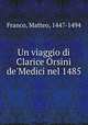Un viaggio di Clarice Orsini de