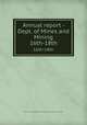 Annual report - Dept. of Mines and Mining. 16th-18th, West Virginia. Dept. of Mines and Mining,West Virginia. Chief Mine Inspector 