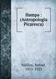 Hampa : (Antropologia Picaresca), Salillas, Rafael, 1855-1923 