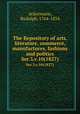 The Repository of arts, literature, commerce, manufactures, fashions and politics. Ser.3,v.10(1827), Ackermann, Rudolph, 1764-1834 