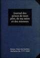 Journal des prison de mon pere, de ma mere et des miennes, Duras, Claire de Durfort, duchesse de, 1777-1828 