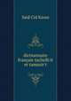 dictionnaire francais tachelh