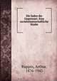 Die Juden der Gegenwart. Eine socialwissenschaftliche Studie, Ruppin, Arthur, 1876-1943 