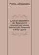 Catalogo descrittivo dei Talassoterii rinvenuti nei terreni terziarii del Piemonte e della Liguria, Portis, Alessandro 