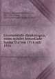 Livsmedelsfo?rbrukningen, inom mindre bemedlade husha?ll a?ren 1914 och 1916, Sweden. Socialstyrelsen,Nilsson, Nic, 1933-,Tham, Karl Gustaf Kasper Manfred, 1888- 