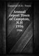 Annual report Town of Campton, N.H.. 1956, Campton (N.H. : Town) 