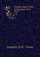 Annual report Town of Campton, N.H.. 1937, Campton (N.H. : Town) 