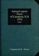 Annual report Town of Campton, N.H.. 1934, Campton (N.H. : Town) 
