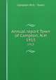 Annual report Town of Campton, N.H.. 1915, Campton (N.H. : Town) 