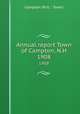 Annual report Town of Campton, N.H.. 1908, Campton (N.H. : Town) 